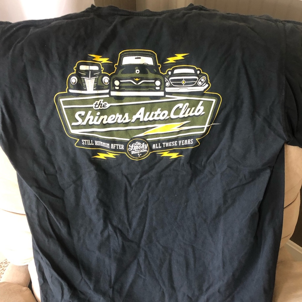 OLE SMOKEY Black Shiners Auto Club Graphic T-Shirt